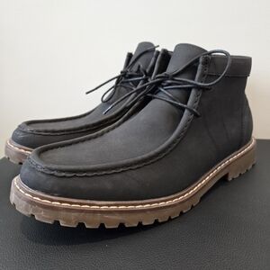 Sonoma Men's Foster Black Ankle Chukka Boots 10.5